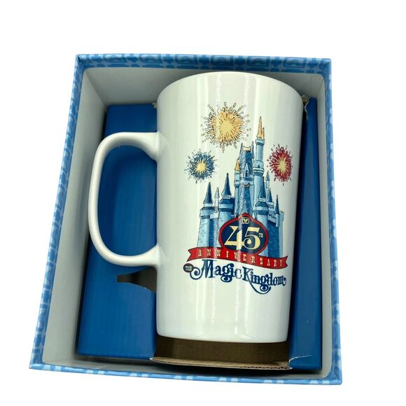 Starbucks & Disney World 45th Anniversary Magic Kingdom Ceramic Coffee Mug NIB - Picture 2 of 10